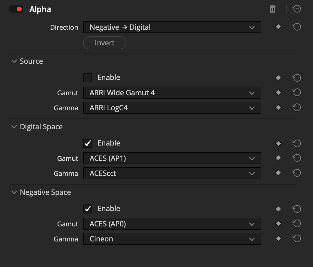 Alpha Interface - Negative to Digital